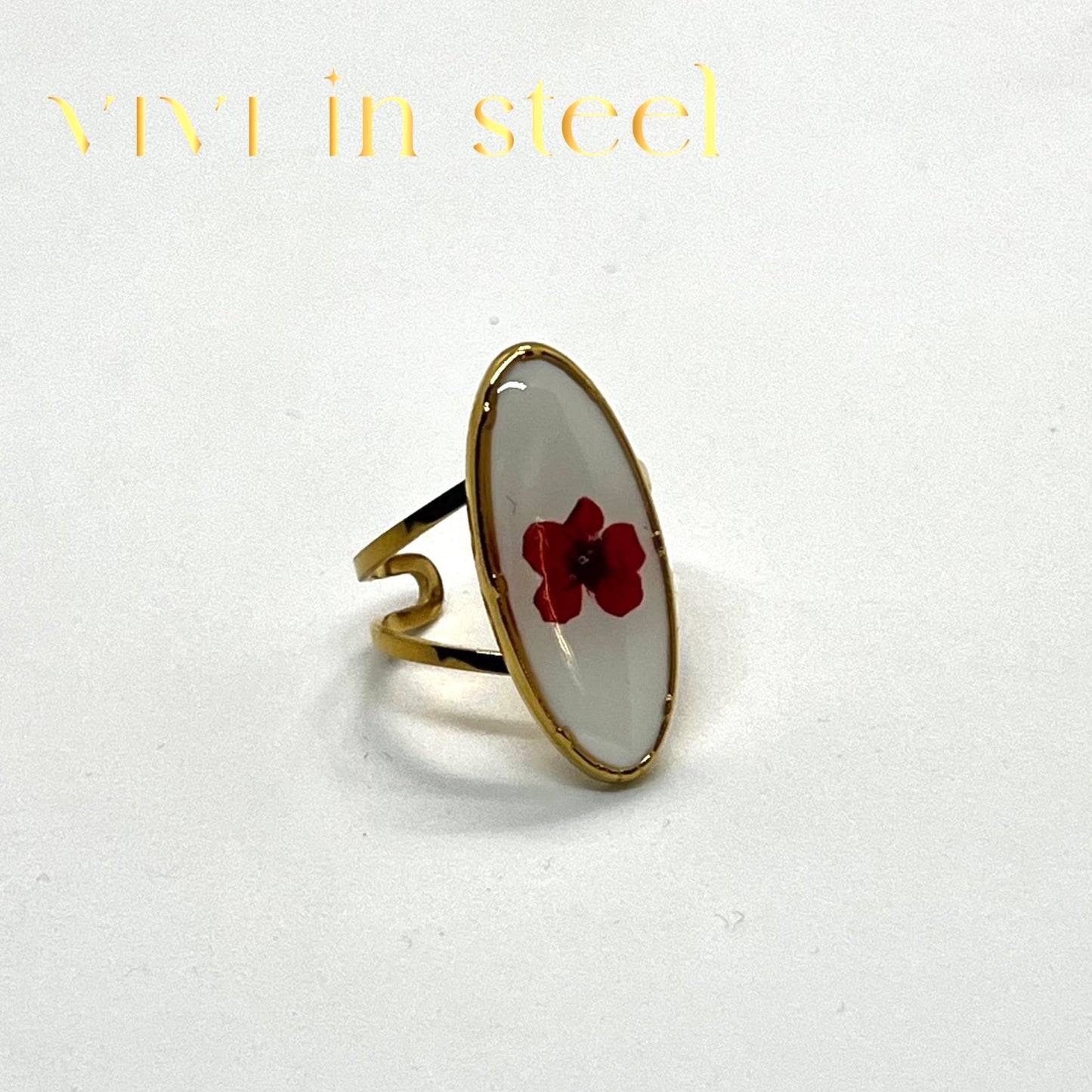 anello in acciaio inossidabile da donna
