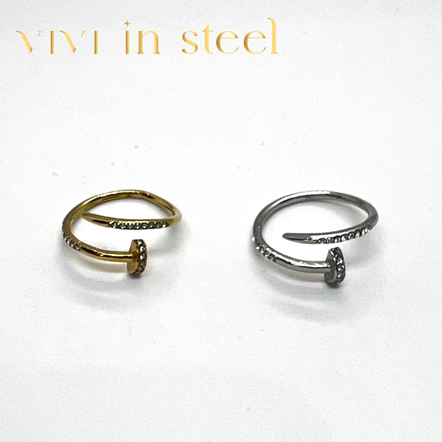 Anello in acciaio inossidabile da donna