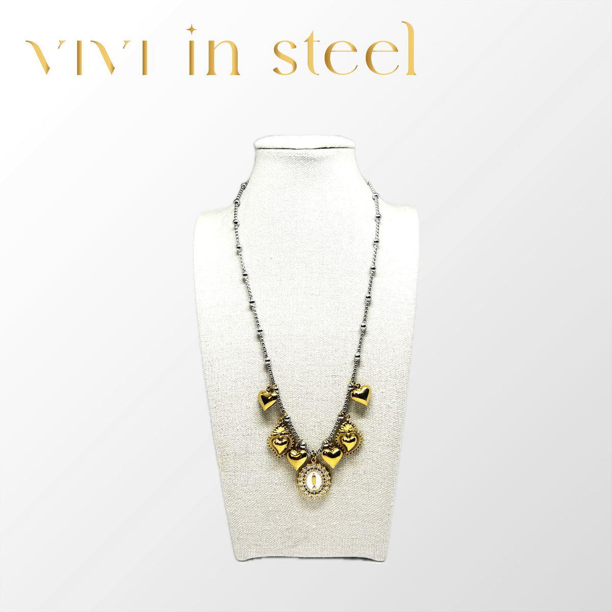 Collana madonnina sonaglio