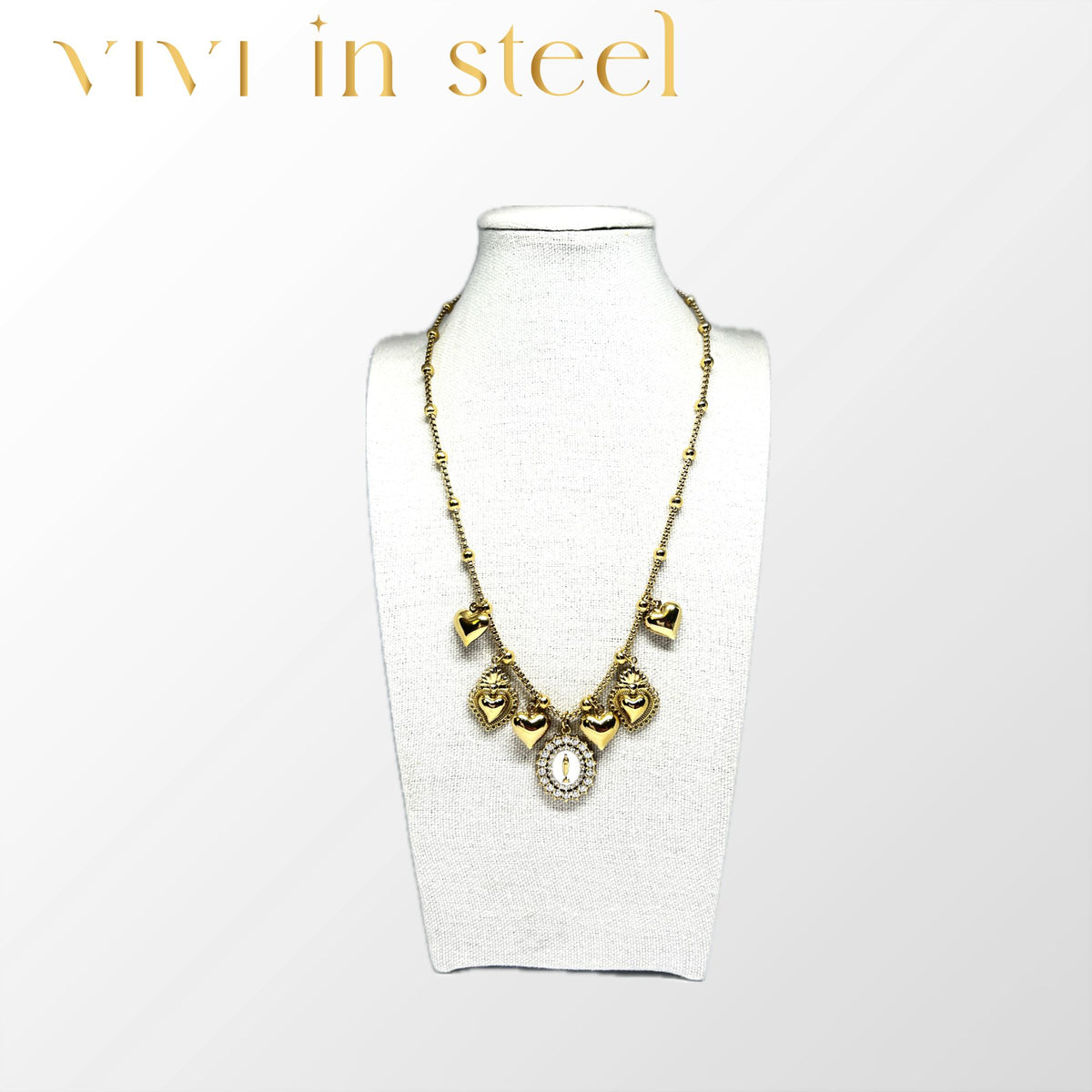 Collana madonnina sonaglio