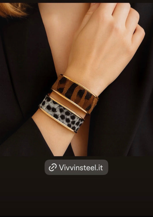 Bracciale maculato rigido