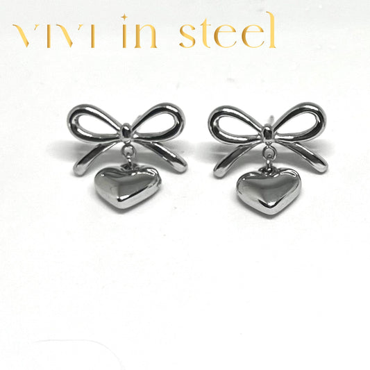 Orecchini fiocco love