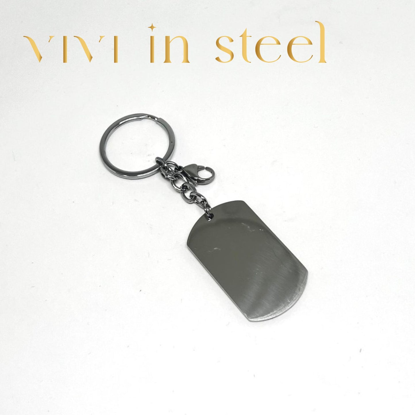 portachiavi piastra personalizzabile