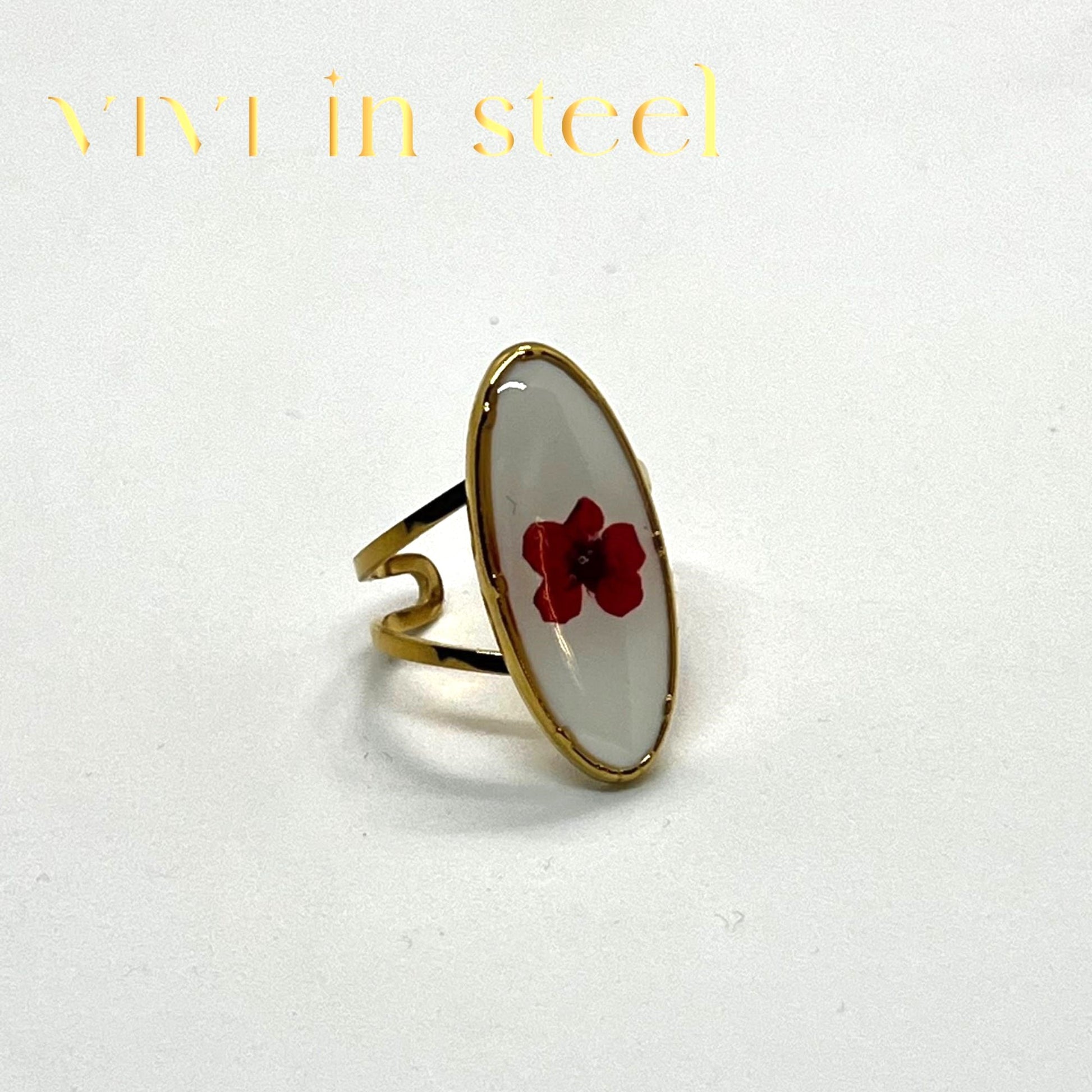 anello in acciaio inossidabile da donna