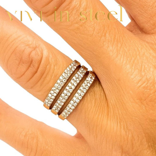 Anello Tris veretta fascia