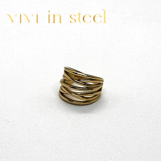 Anello in acciaio inossidabile da donna
