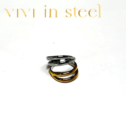 anello in acciaio inossidabile da donna