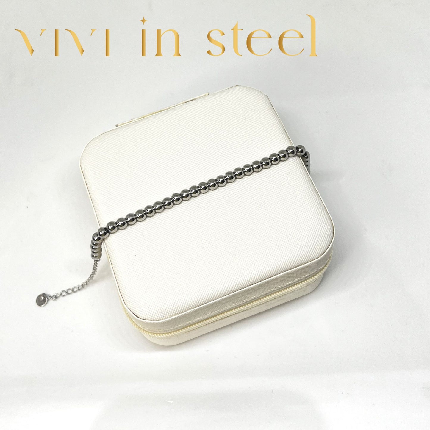 Bracciale bubble 5mm silver