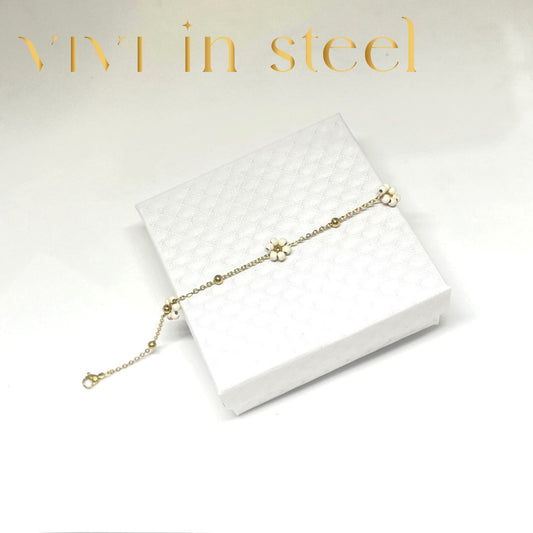 Bracciale in acciaio regolabile donna