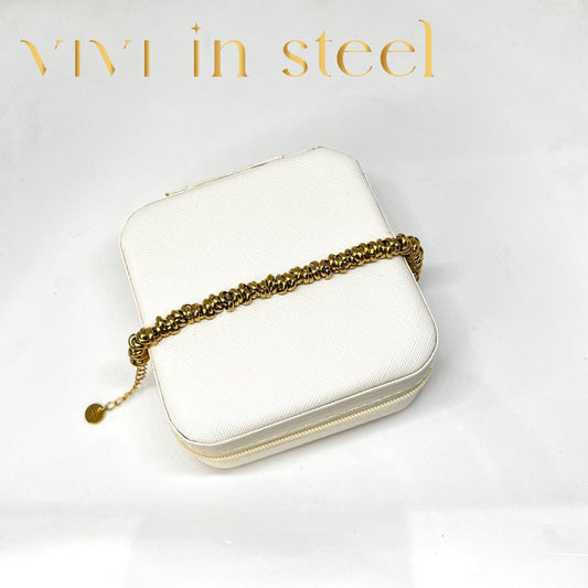 Bracciale nodino big gold