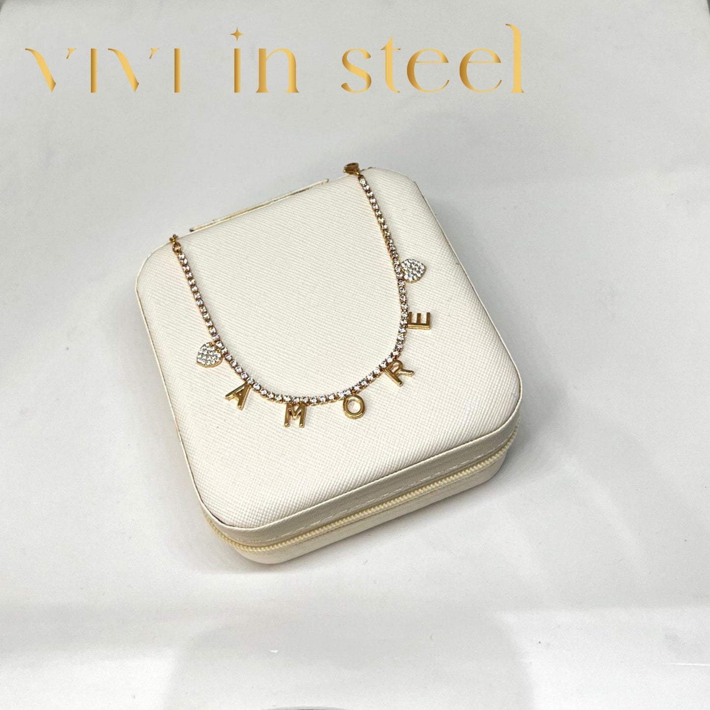 Bracciale tennis amore