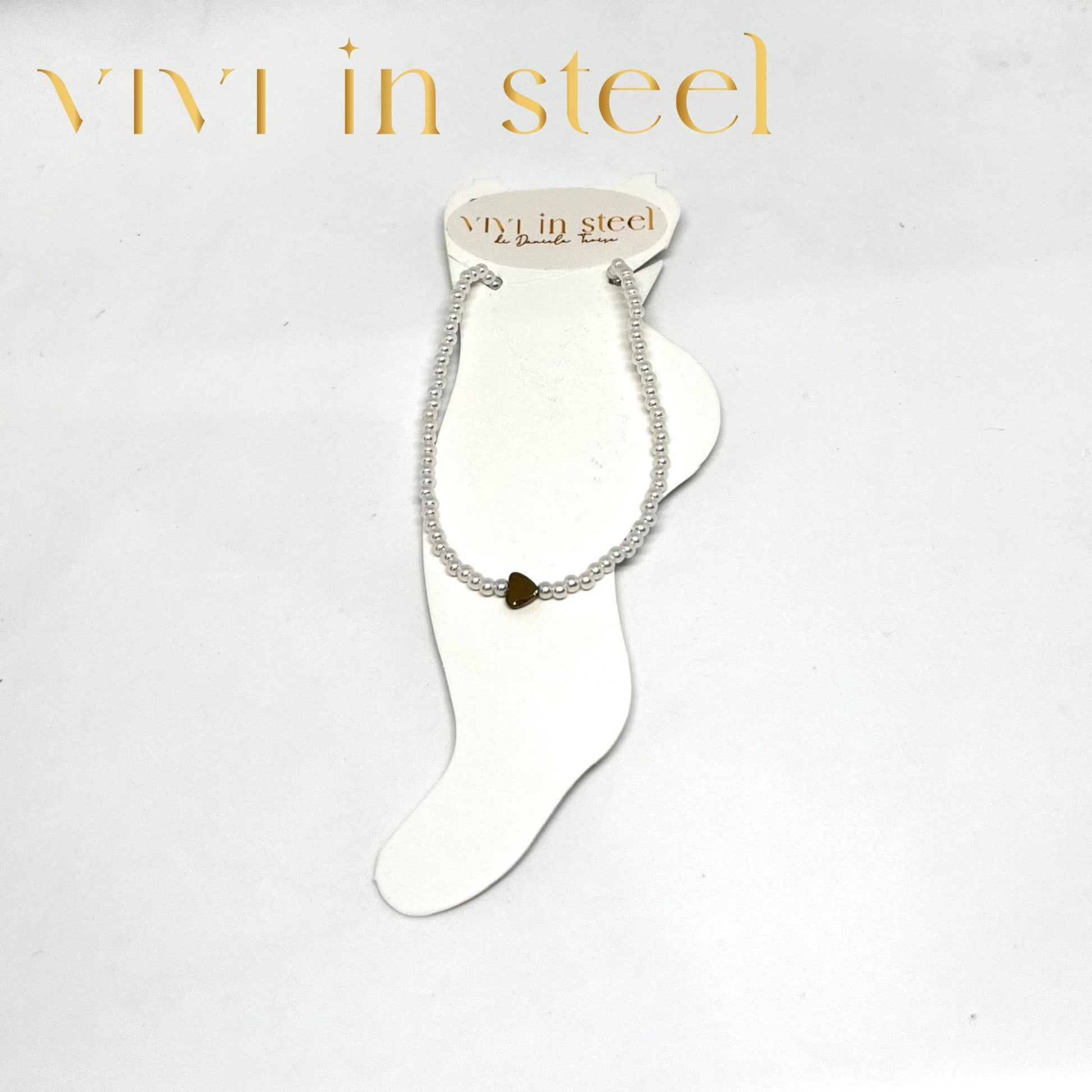 Cavigliera perle da donna