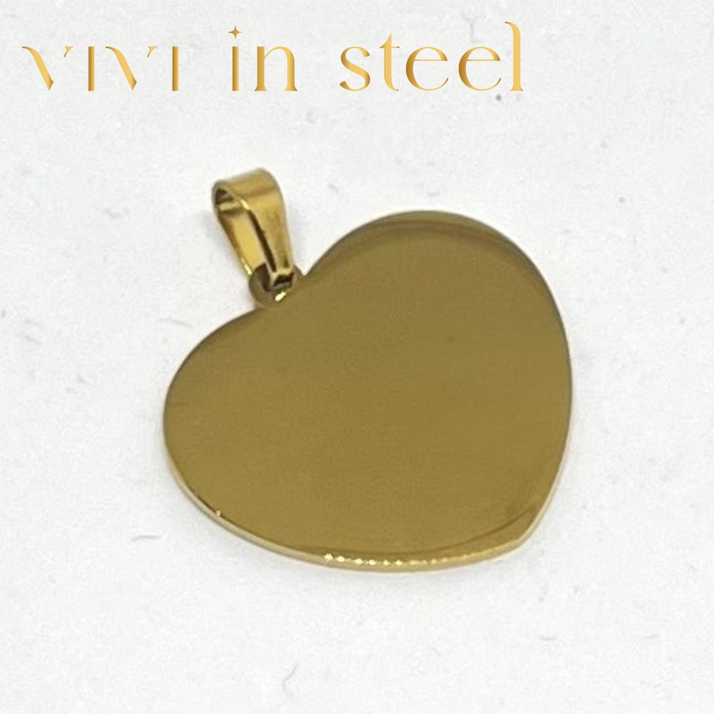 ciondolo cuore personalizzabile