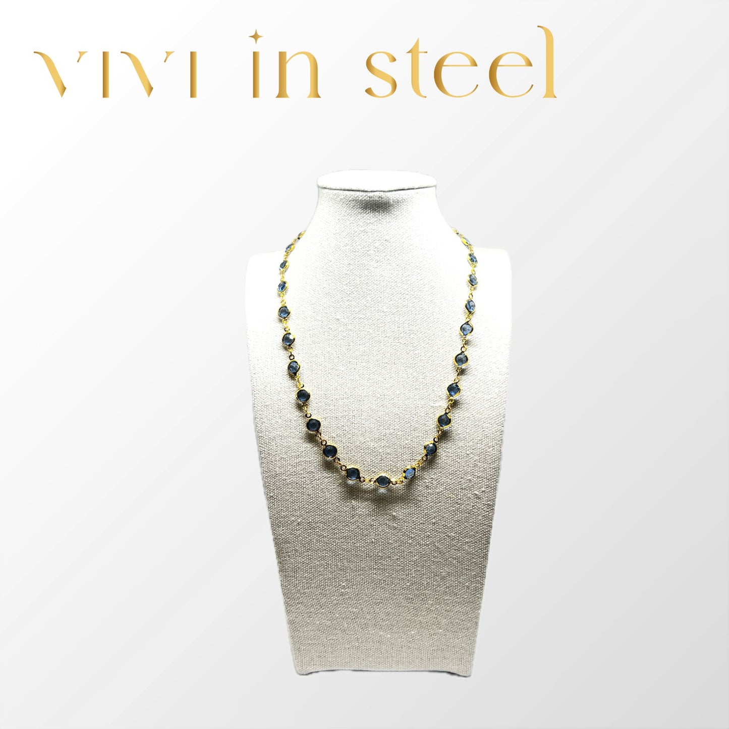 Collana Cristal base silver