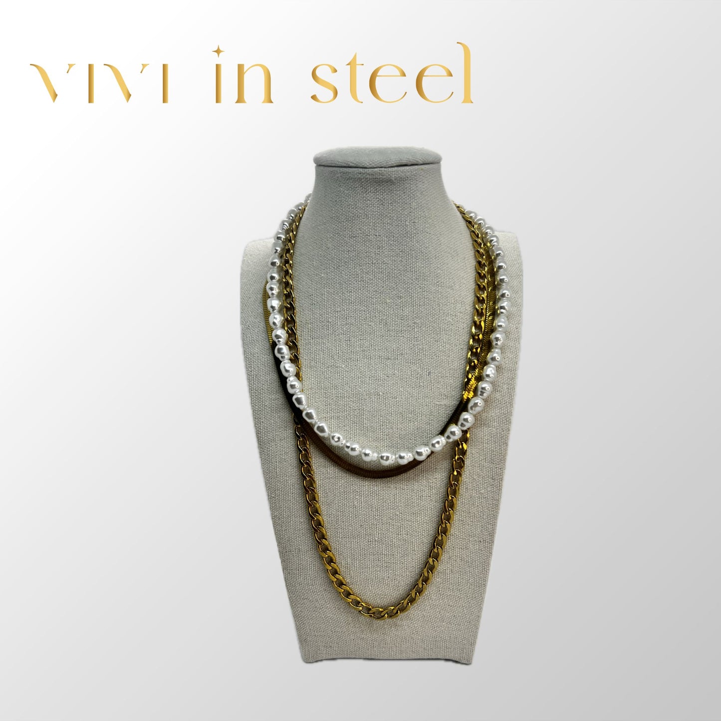 Collana Kros multi filo