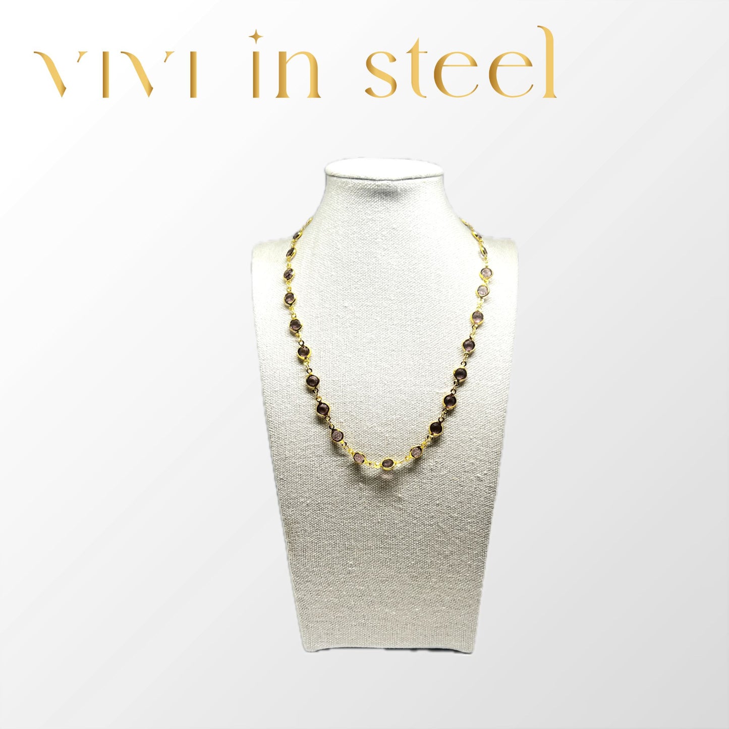 Collana Cristal base gold