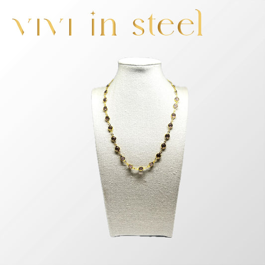 Collana Cristal base gold