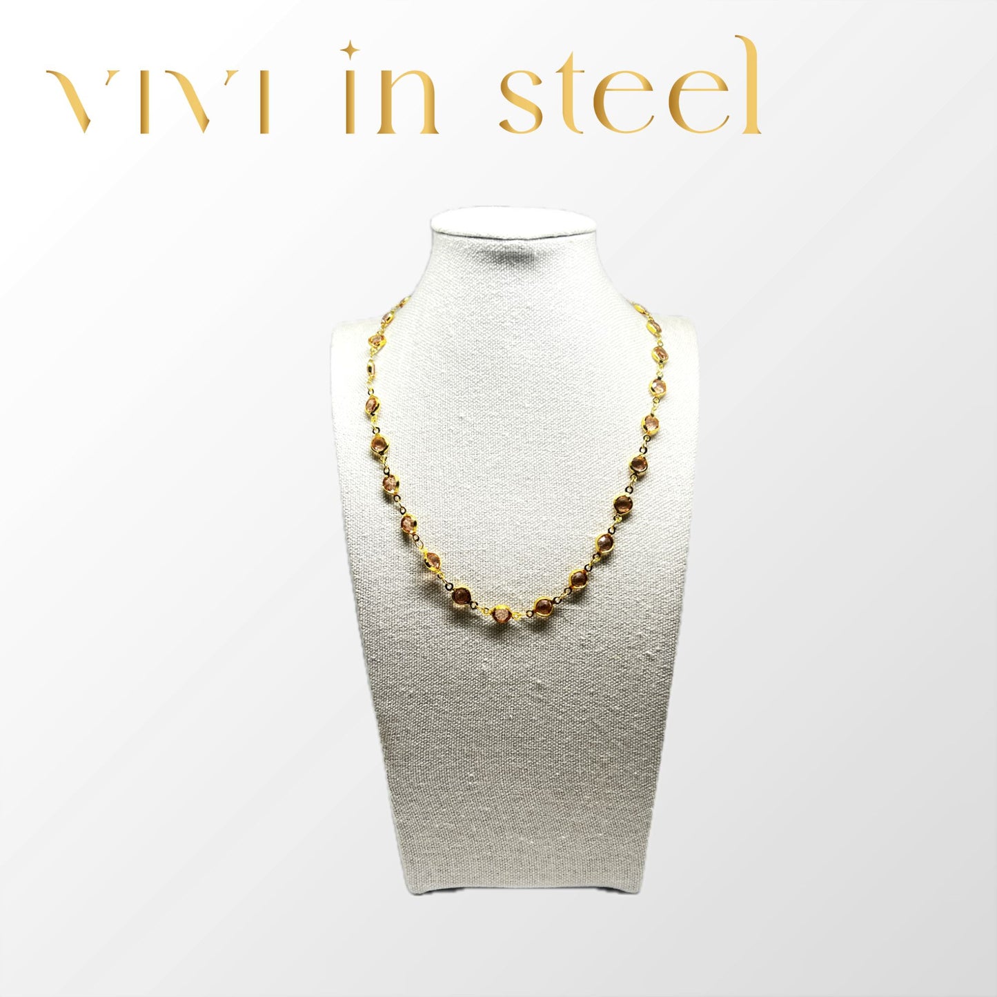 Collana Cristal base gold