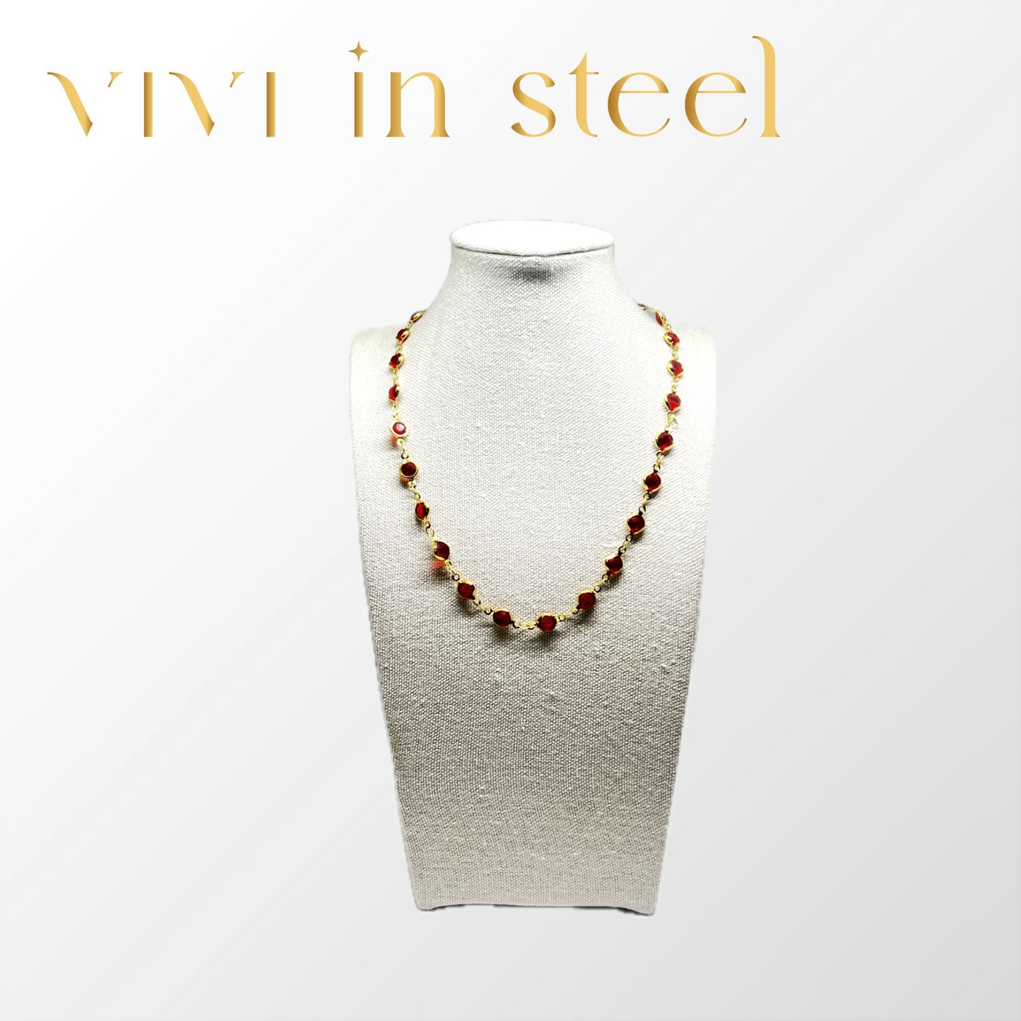 Collana Cristal base gold