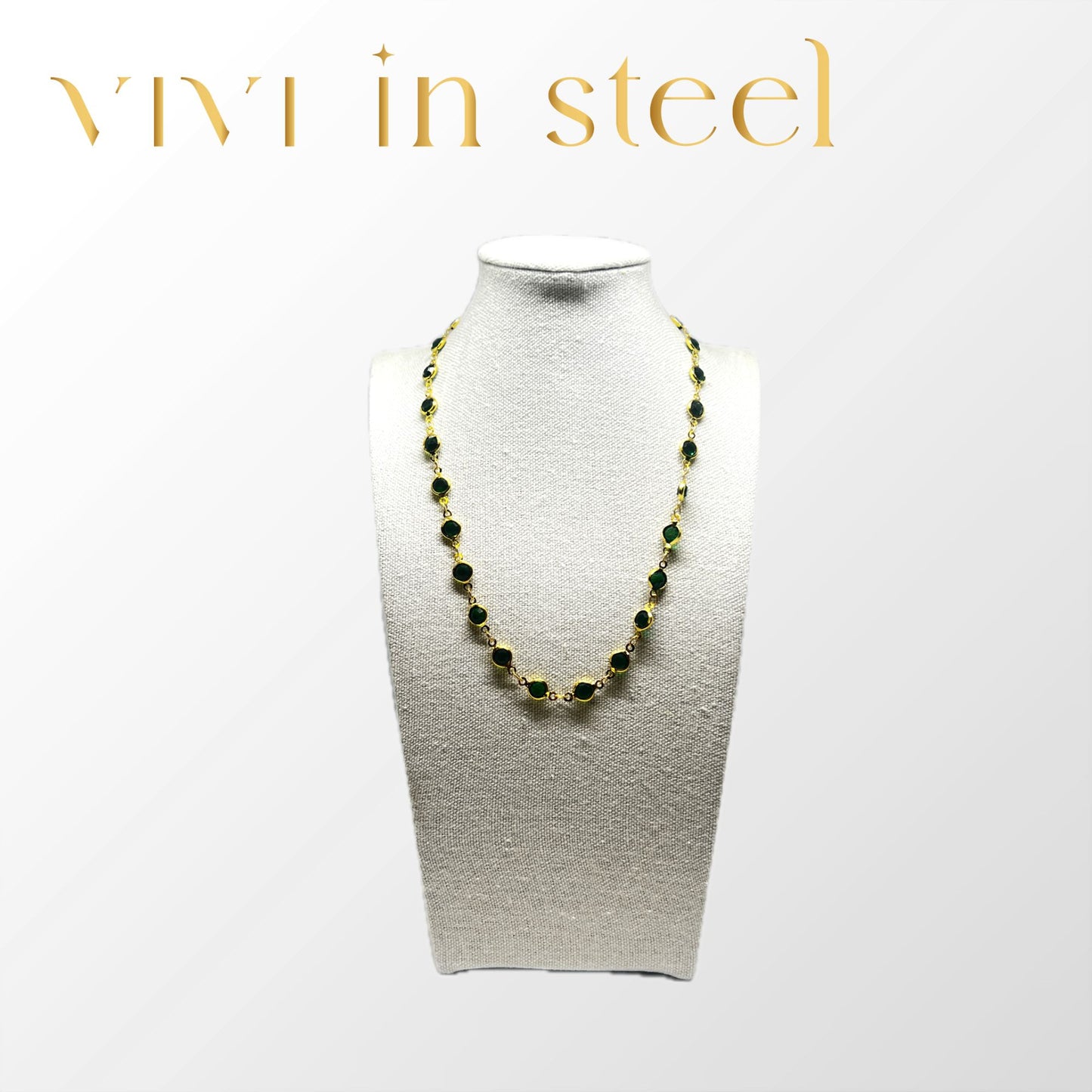 Collana Cristal base gold