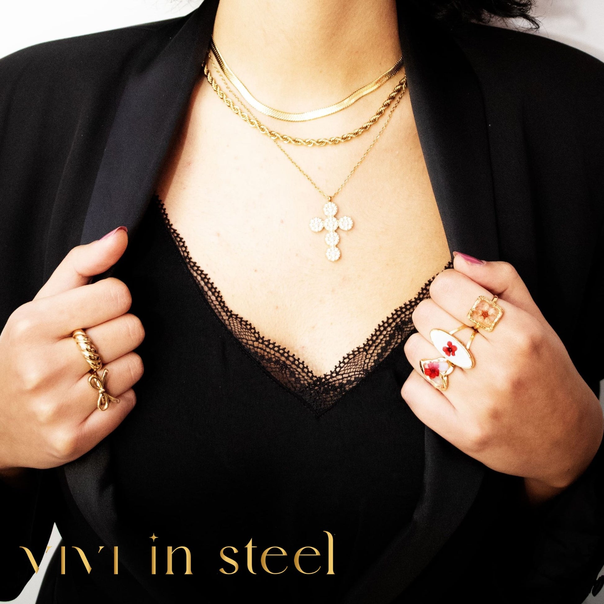 Collana croce imperiale