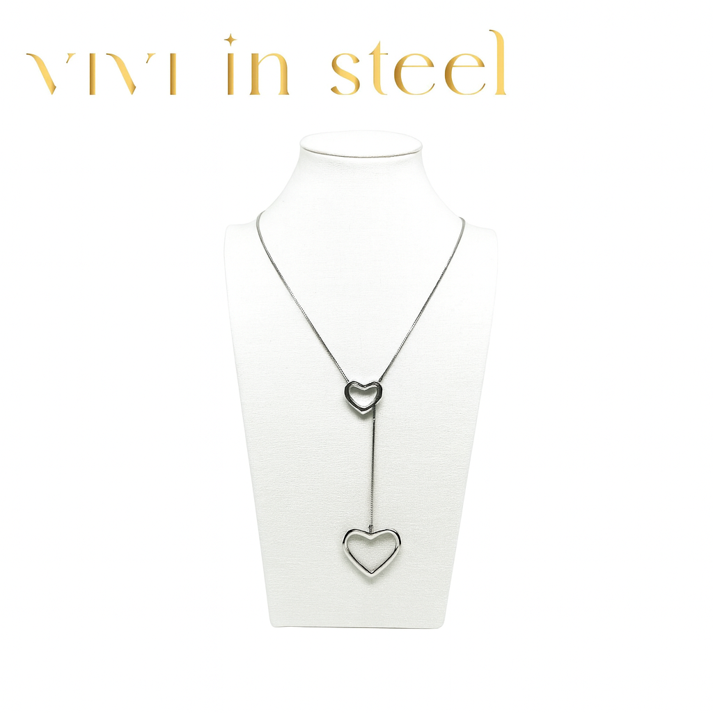 Collana cuore saliscendi