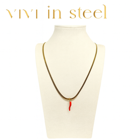 Collana snake peperoncino