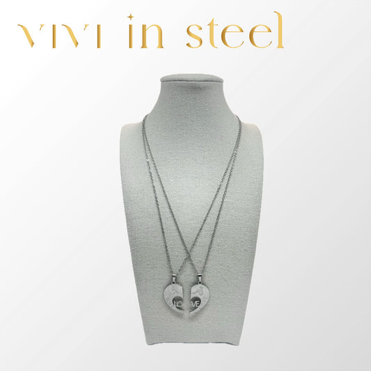 Collana cuore spezzato