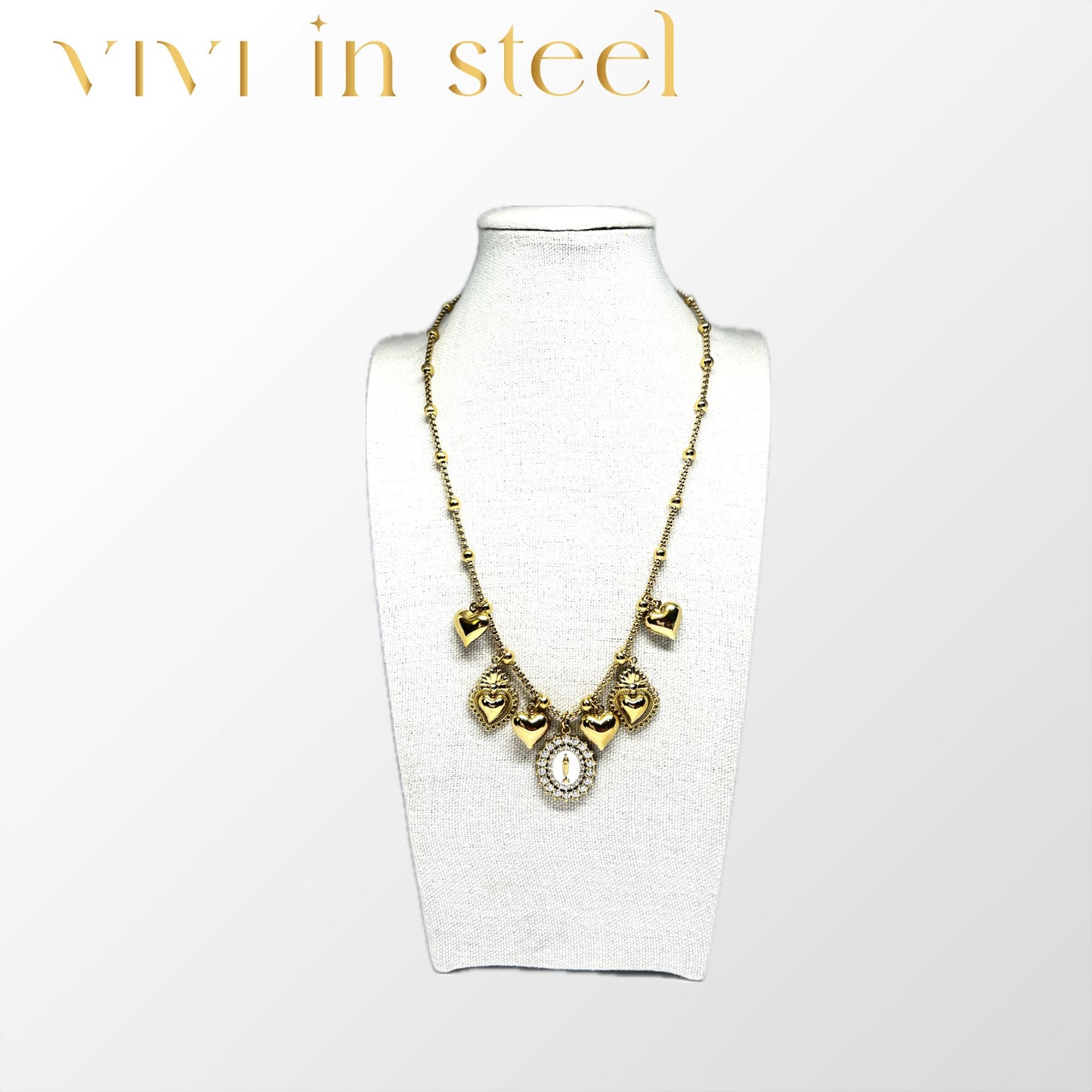 Collana madonnina sonaglio