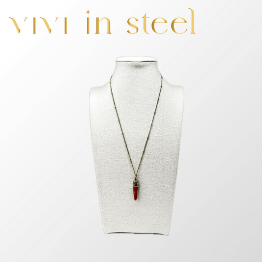 Collana peperoncino gold