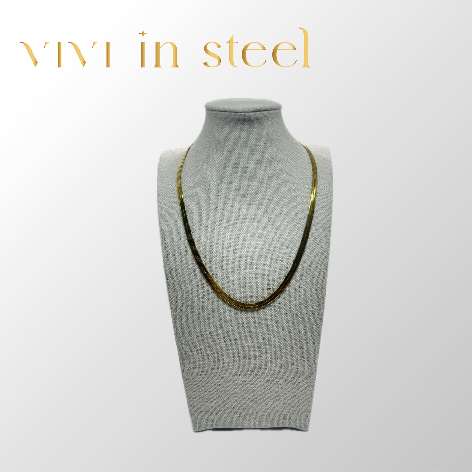 Collana snake slim gold