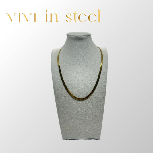 Collana snake slim gold