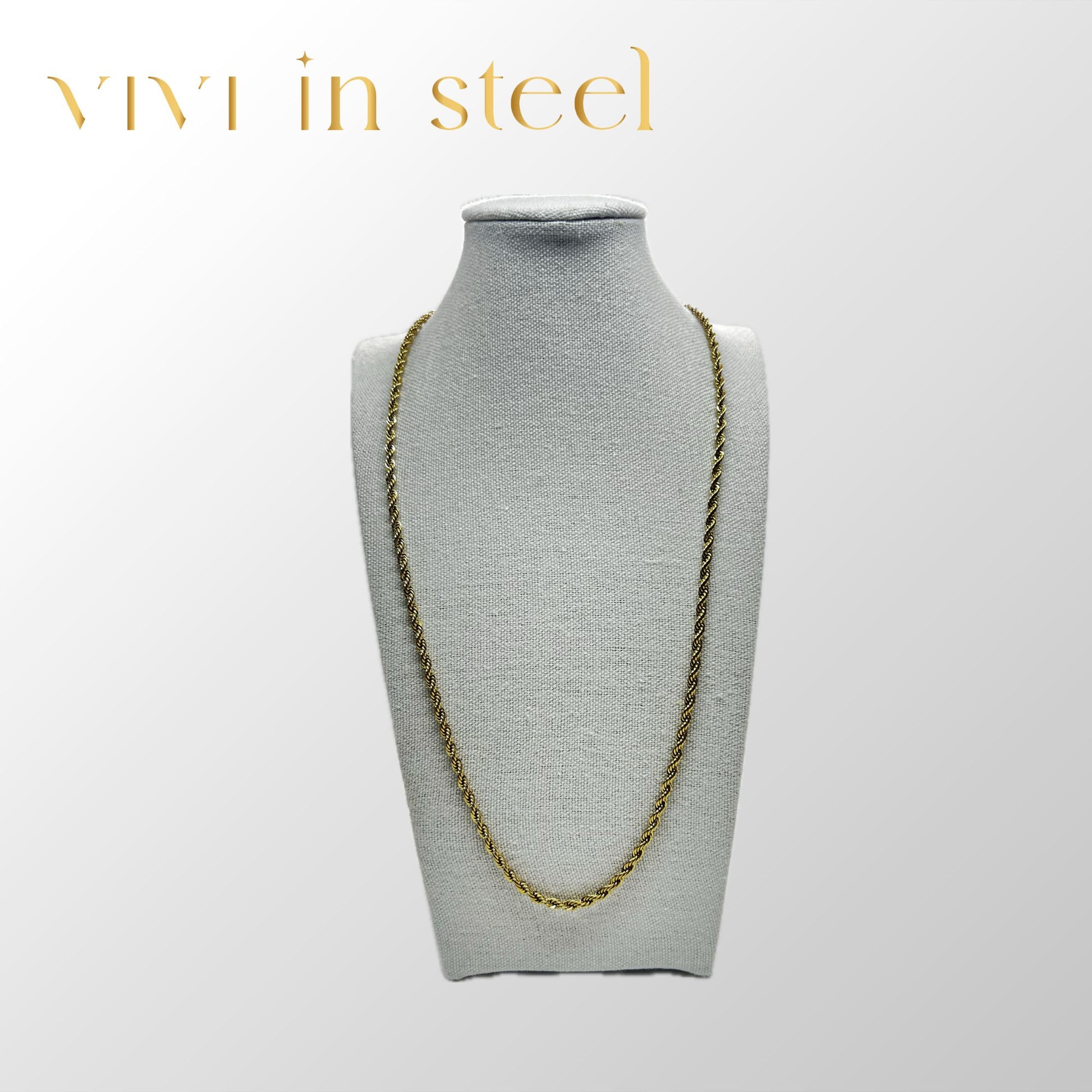 Collana torchon 55+5 gold