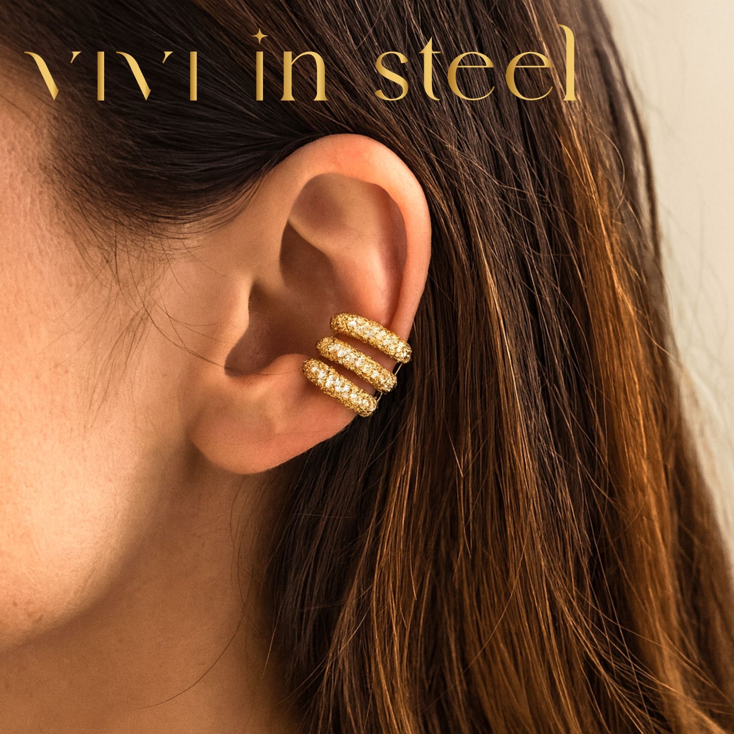 Earcuff strass