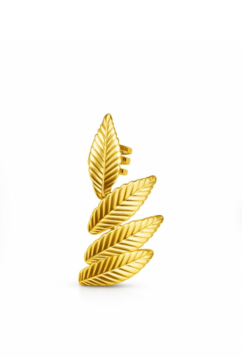 Orecchino Foglia Earcuff