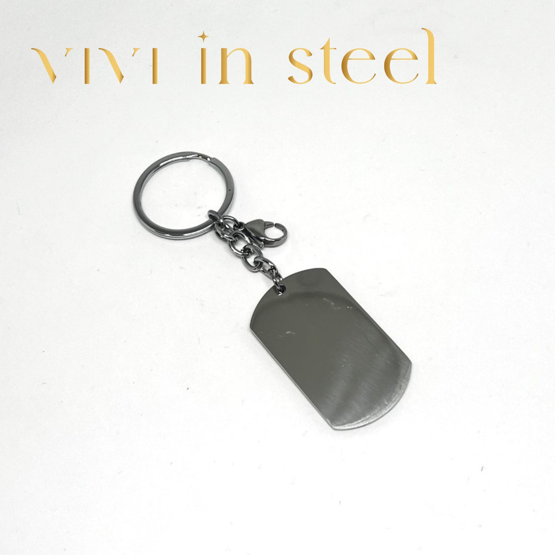 portachiavi piastra personalizzabile