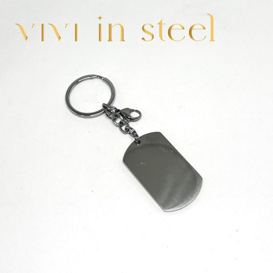 portachiavi piastra personalizzabile