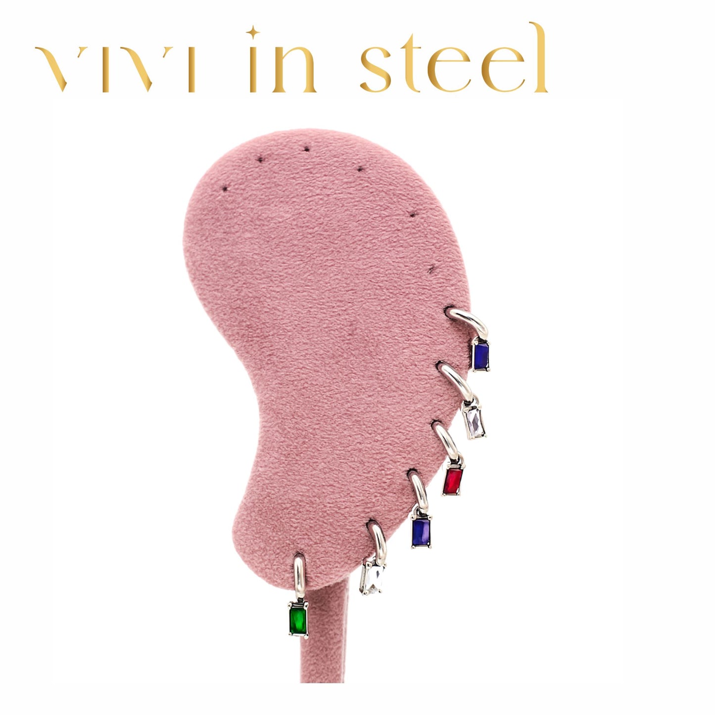 Set orecchini Baguette