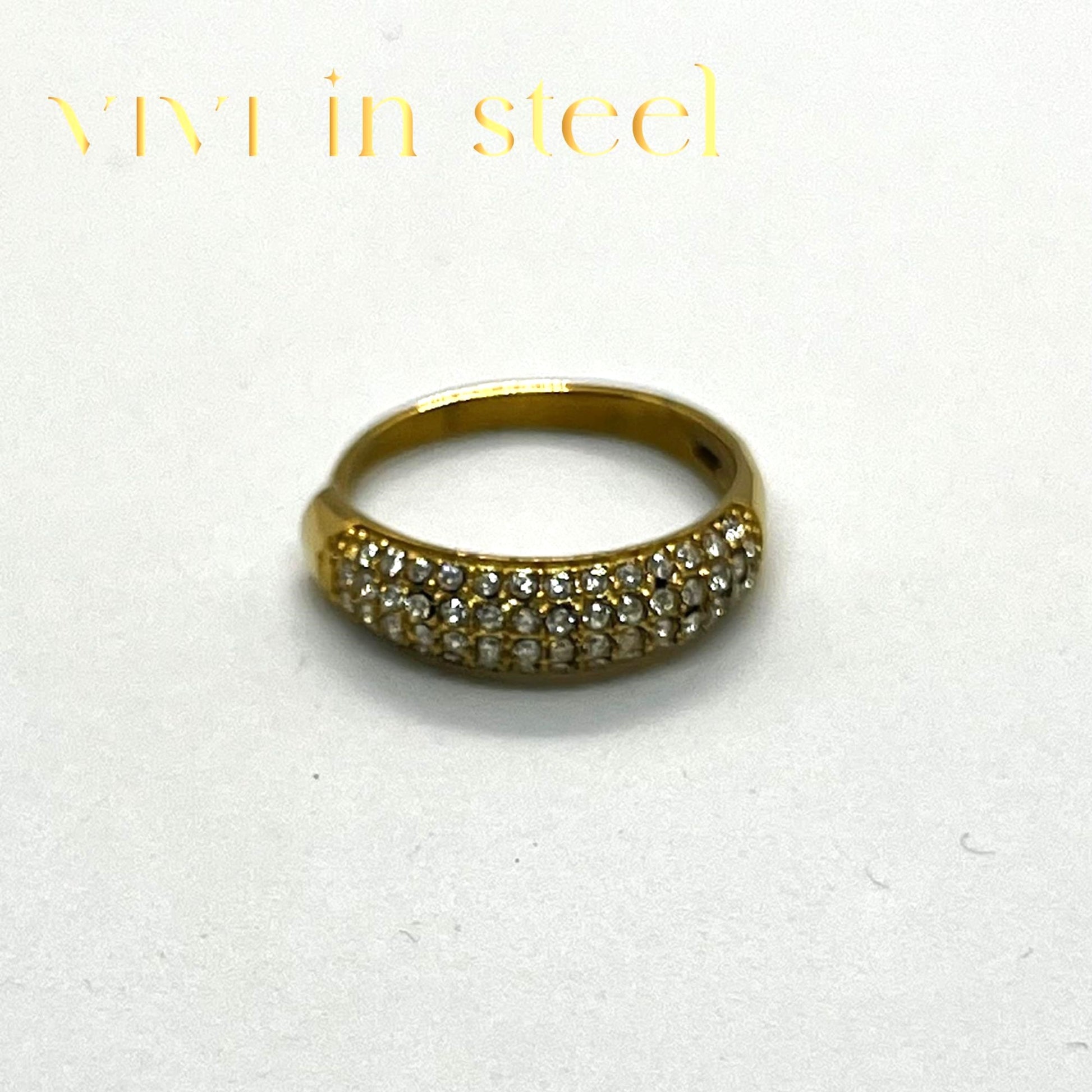 anello in acciaio inossidabile da donna