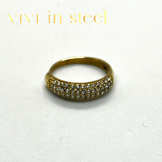 anello in acciaio inossidabile da donna